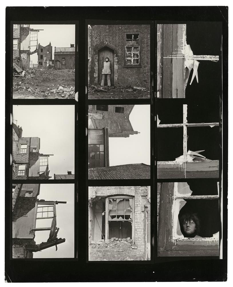 Contact sheet called 'Adventure Playground' from 1975.