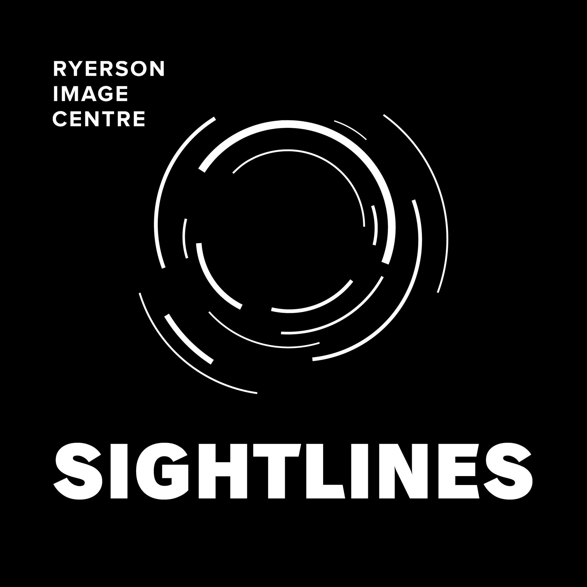 Logo for the Ryerson Image Centre's new podcast, Sightlines
